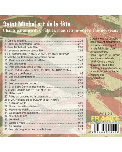 CD Saint Michel est de la fête, Chants paras perdus, oubliés, retrouvés et même nouveaux !