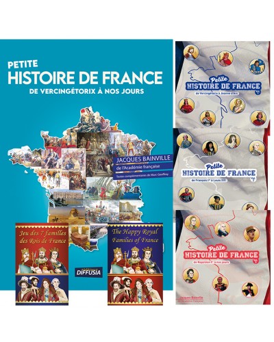 Offre spéciale 1 Livre + 3 CD Petite histoire de France + 2 Jeu des 7 familles